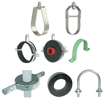 Rubber Support Inserts & Clamps